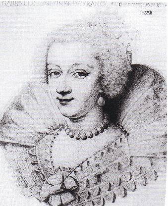 Gabrielle Angélique de Bourbon, par Daniel Dumonstier (1622)