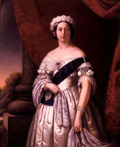La reine Victoria, par Alexander Melville (1845)