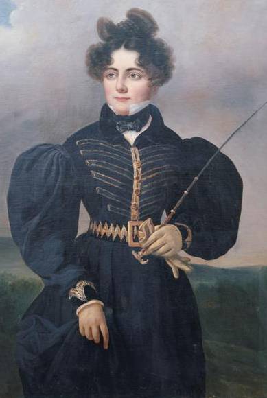 Sophie Dawes, baronne de Feuchères, par Alexis Valbrun (1830)