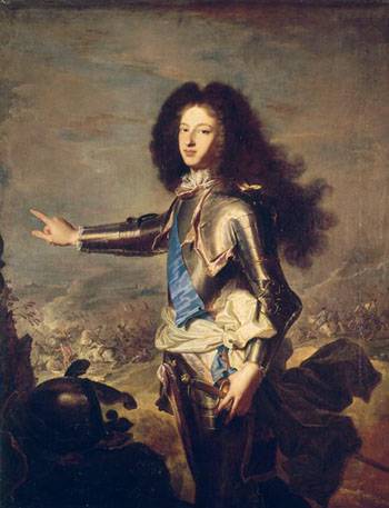 Le duc de Bourgogne, par Hyacinthe Rigaud, en 1703