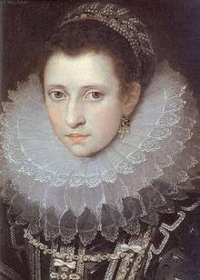 Portrait d'Anne Boleyn, attribué à Marcus Gheeraerts le Jeune (XVIIe siècle)