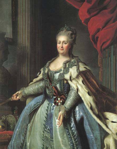 Catherine II, par Fyodor Rokotov (1770)