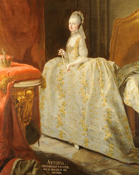 l'archiduchesse Marie-Antoinette par Martin Van Meytens 