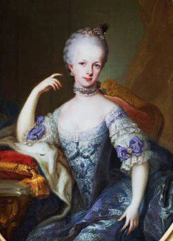 Portrait officiel de Marie-Josèphe d'Autriche, par Francesco Liani 