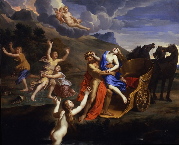"L'enlèvement de Perséphone" par Nicolas Mignard (1651)