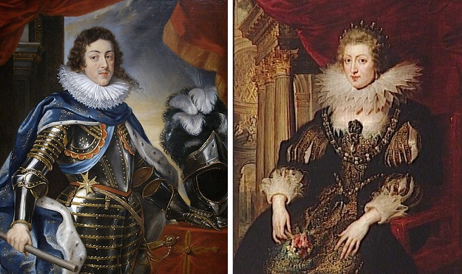 Louis XIII et Anne d'Autriche, par Rubens (vers 1625)