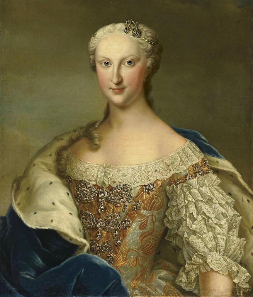 Marie-Raphaëlle d'Espagne, dauphine de France, par Daniel Klein (vers 1745)