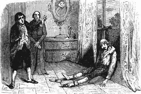 La mort du prince de Condé (gravure, 1847)