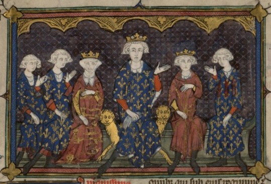 Philippe IV le Bel, entouré de sa famille (anonyme, XIVe siècle)