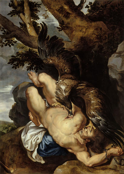 "Prométhée supplicié" par Pierre Paul Rubens (1618)