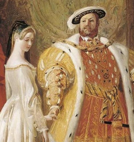 Henry VIII présente Anne à la cour ( par Daniel Maclise, XIXe siècle)