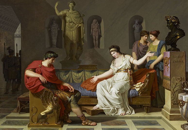 Cléopâtre et Octave, par Louis Gauffier (1787)