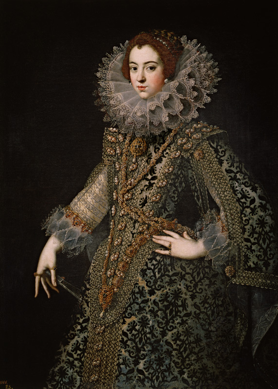 Elisabeth de France, vers 1620 (peintre espagnol anonyme)
