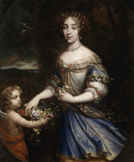 Louise de La Vallière, par Jean Nocret (1670) : le peintre a-t-il voulu représenter discrètement le fils aîné de la maîtresse du roi ?