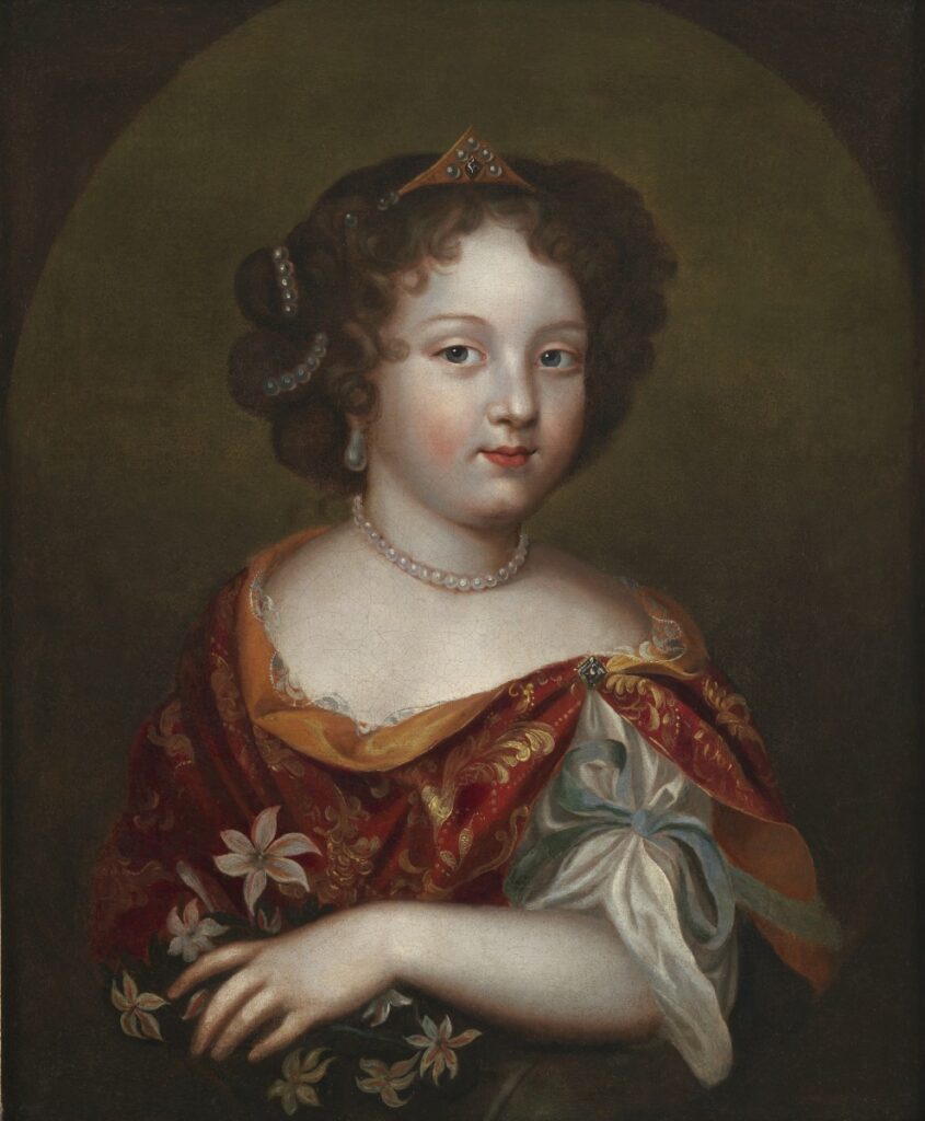 Marie-Anne, Mlle de Blois, âgée de 8 ans (atelier de Pierre Mignard, XVIIe siècle)