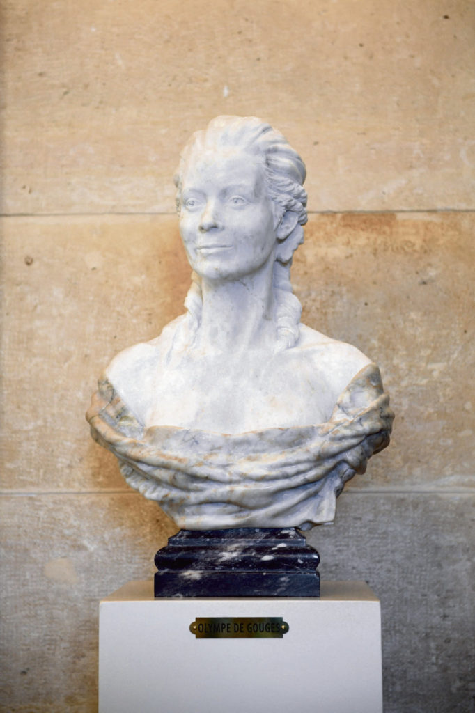 Buste d'Olympe de Gouges à l'Assemblée nationale (Palais Bourbon)