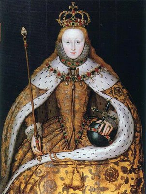 Elizabeth Ire en robe de sacre (Ecole anglaise, vers 1599)