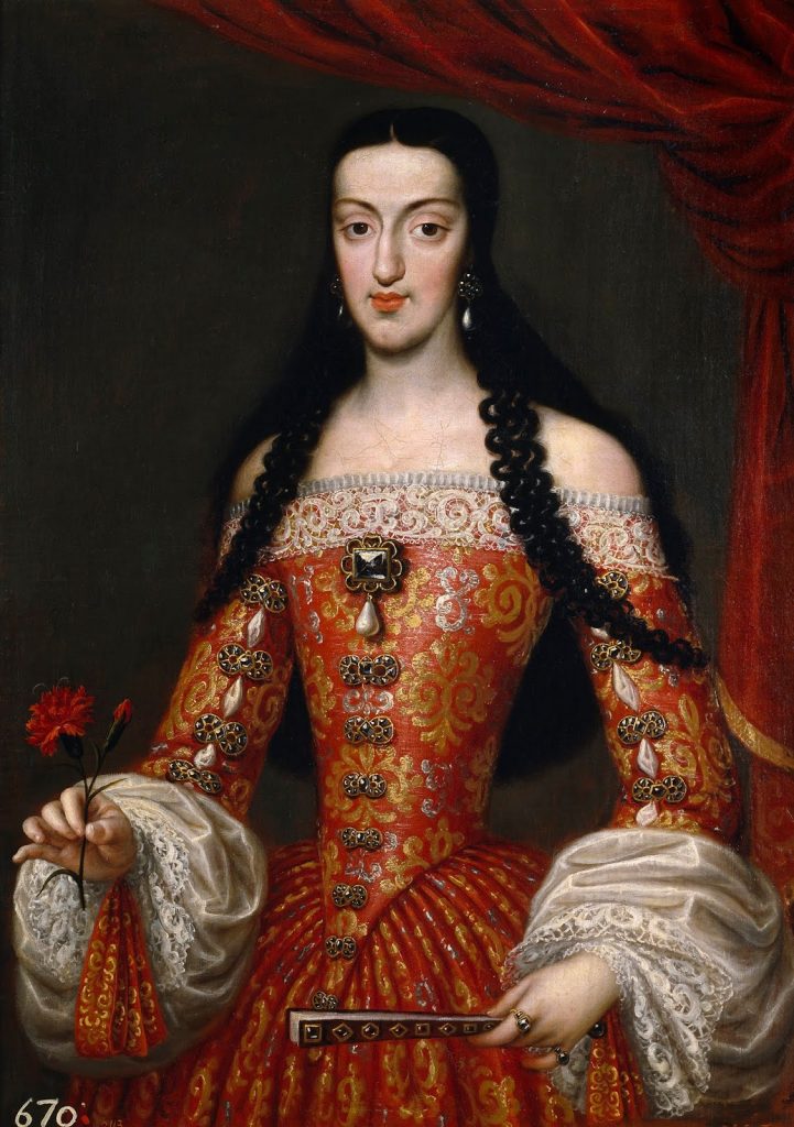 Marie-Louise d'Orléans, reine d'Espagne, par Garcia Hidalgo (1679)