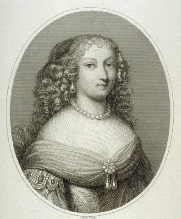 Gravure représentant Marie de Hautefort