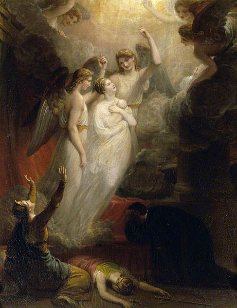 L'Apothéose de la princesse Charlotte Augusta, par Henry Howard (1818)