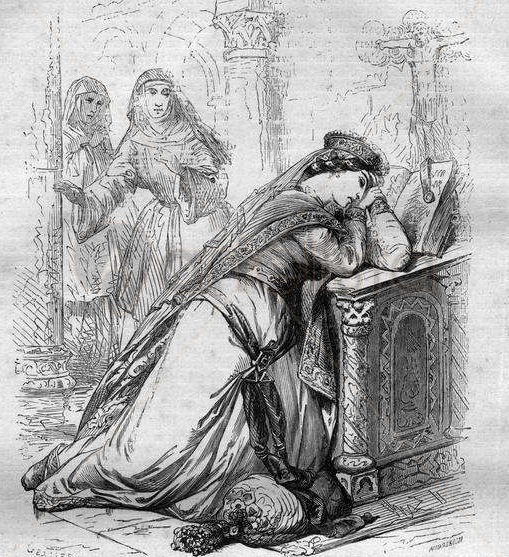Agnès de Méranie après avoir été répudiée 