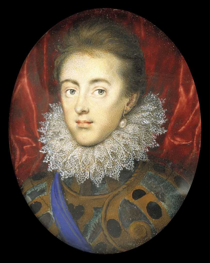 Charles Stuart, prince de Galles, par Isaac Oliver (1615)