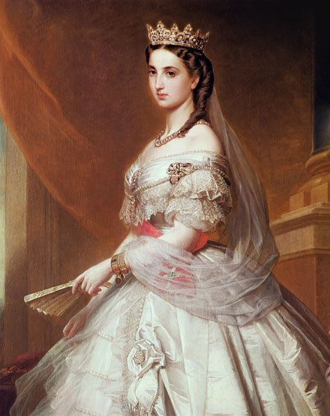 L'impératrice Charlotte, par Albert Graefle (1865)