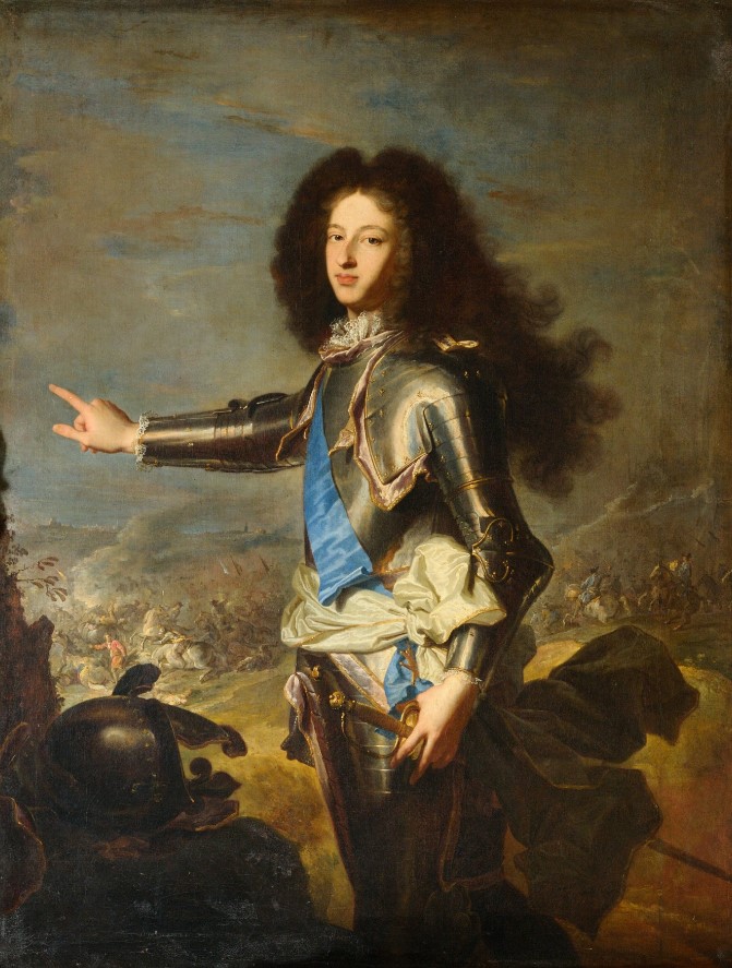 Louis de France, duc de Bourgogne, par Hyacinthe Rigaud, en 1703