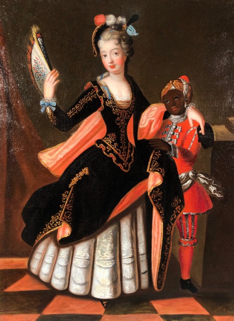 La duchesse de Berry avec son page, par Pierre Gobert (vers 1715)