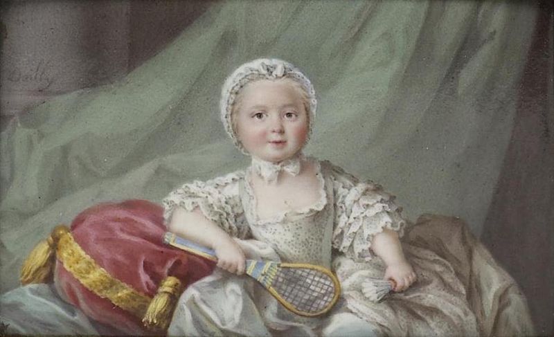 Portrait d’une fille ou d’une petite-fille de Louis XV (sur tabatière, XVIIIe siècle)