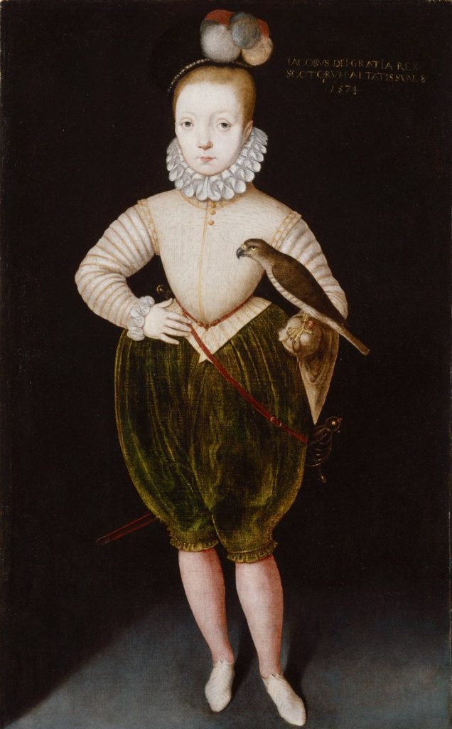Jacques VI enfant, par Arnold Bronckorst (1574)