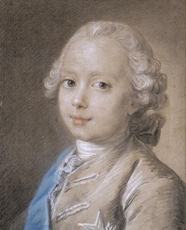 Le duc de Bourgogne (pastel de Jean-Martial Fredou, 1760)