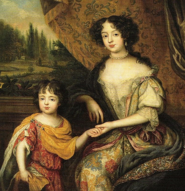 Louise de Keroualle et son fils, par Henry Gascar (1674)