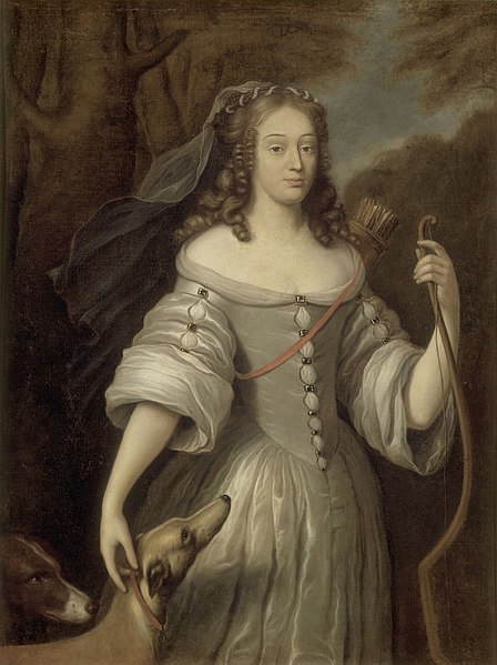 Louise de La Vallière en "Diane" par Claude Lefebvre, 1667