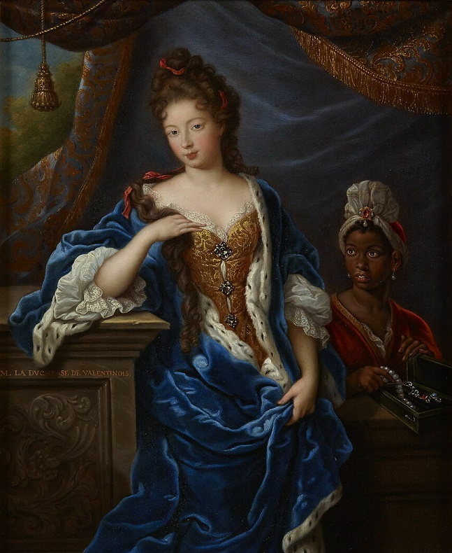 Louise Hippolyte Grimaldi, duchesse de Valentinois, par l’Ecole française (vers 1730)