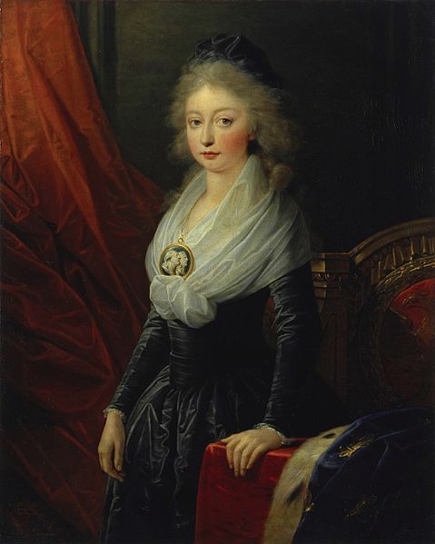 Marie-Thérèse de France, par Heinrich Friedrich Füger (1796)