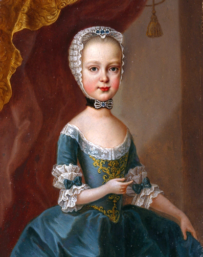 Marie-Thérèse de Habsbourg, fille d'Isabelle et de Joseph II (anonyme)