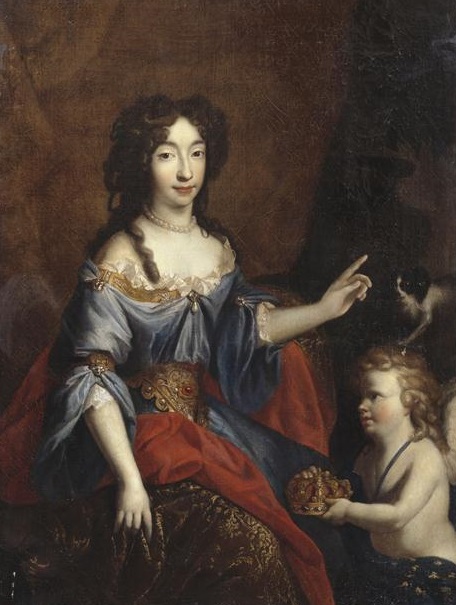 Marie-Anne de Bavière, d'après François de Troy (XVIIe siècle)