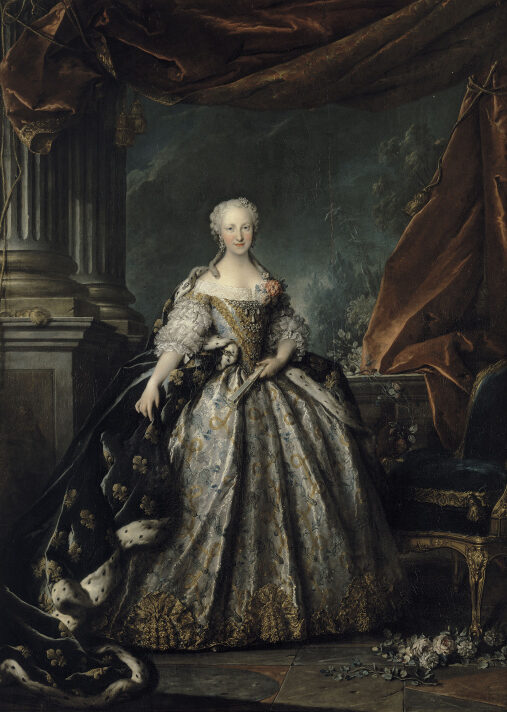 La dauphine Marie-Thérèse-Raphaëlle d’Espagne, par Louis Tocqué (1745)