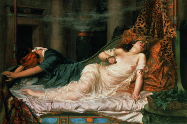 « La mort de Cléopâtre » par Reginald Arthur (1892)