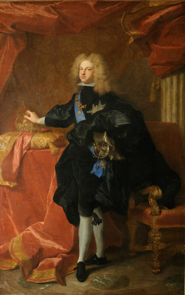 Philippe V, roi d'Espagne, par Hyacinthe Rigaud  (1701)