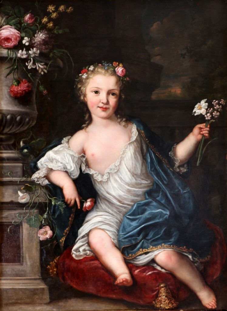 Portrait d'une jeune princesse (Thérèse Félicité de France ?) , par David Luders (1745)