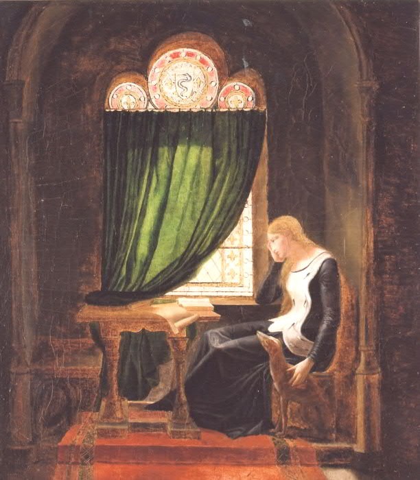Valentine Visconti, pleurant la mort de son époux (par Fleury François Richard, XIXe siècle)