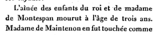 Extrait des Souvenirs de Mme de Caylus (édition de 1822)