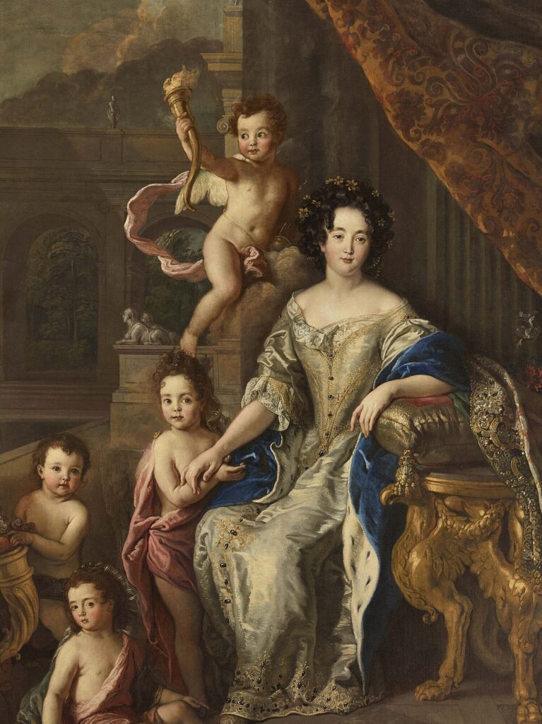 La marquise de Montespan et ses enfants, par Charles de La Fosse (1677)