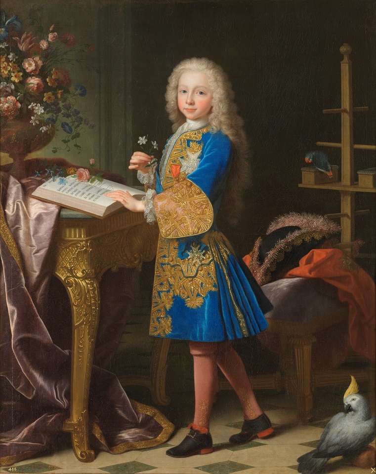 L'infant Don Carlos à son étude, par Jean Ranc (1724)