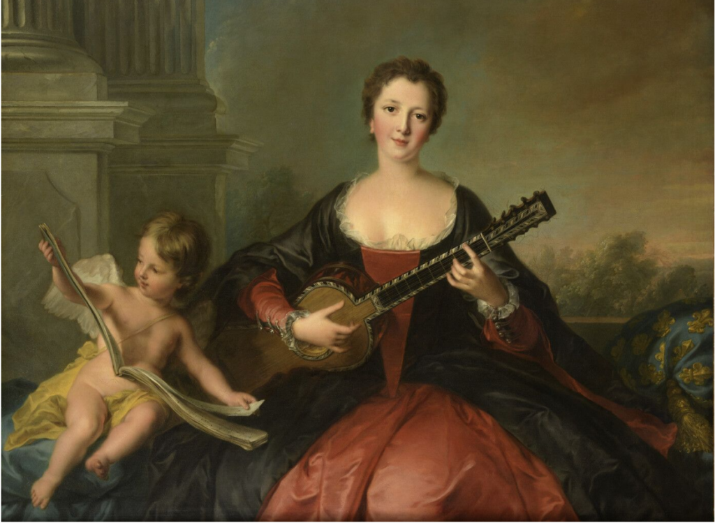 Philippine-Elisabeth d'Orléans, Mademoiselle de Beaujolais, par Jean-Marc Nattier (1731)