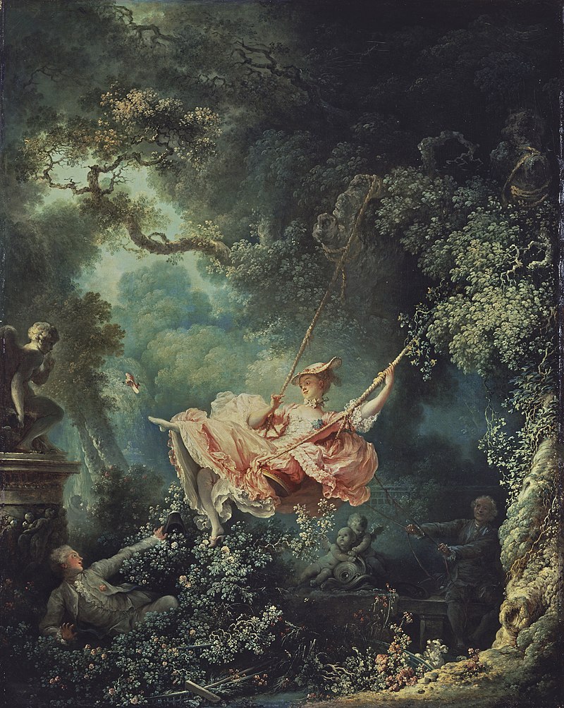 "Les Hasards heureux de l'escarpolette", par Jean-Honoré Fragonard (1767-1769), musée Wallace Collection (Londres)