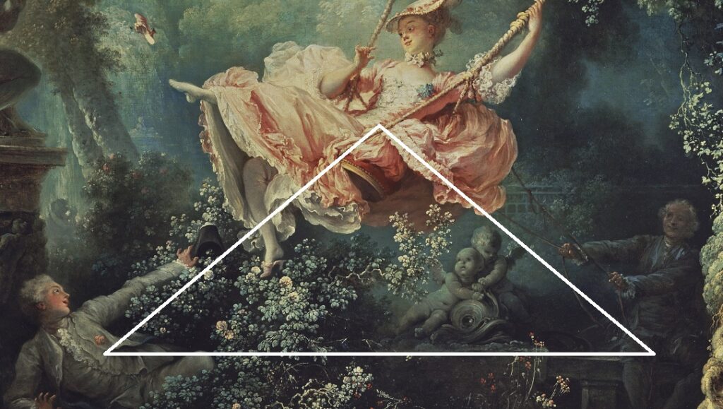 Le triangle amoureux dans l'œuvre de Fragonard