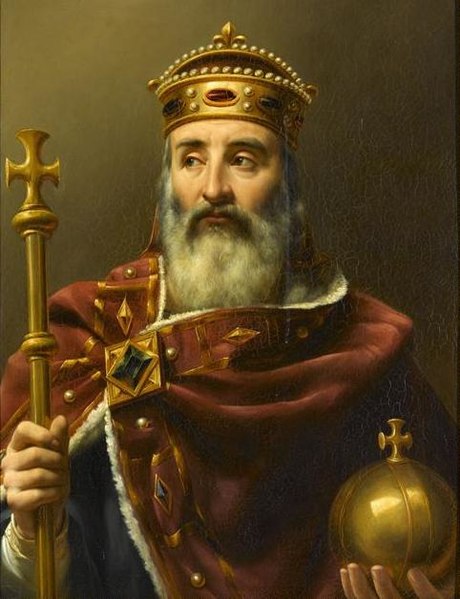 Charlemagne, empereur d'Occident, par Louis-Félix Amiel (XIXe siècle)